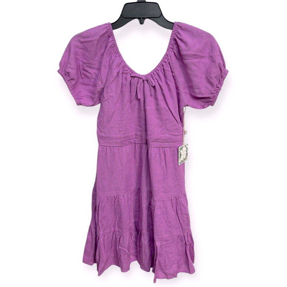 Chelsea & Violet Purple Tiered Ruffled Sundress